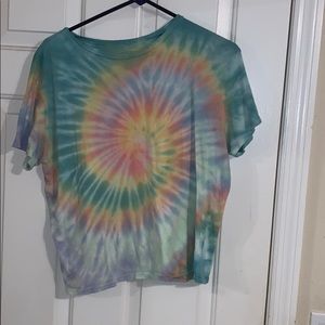 Pastel Tie-Dye Crop Top